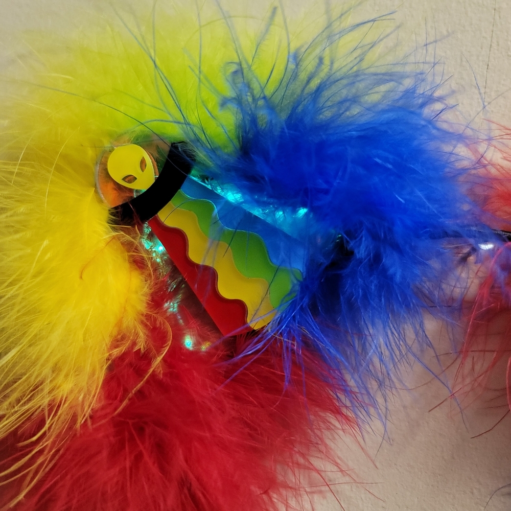 Britts Blossons One Of A Kind Fluff Kitty Ears Rave Festival Edc - Picture 5 of 5